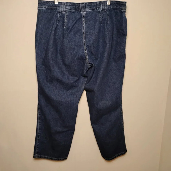 Venezia Dark Wash Straight Jeans, 18W - Picture 3 of 9